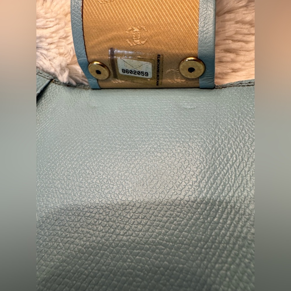 Vintage Chanel Teal Caviar Leather 6-Key Holder & Card Wallet - 2003, Rare Color - Picture 10 of 15